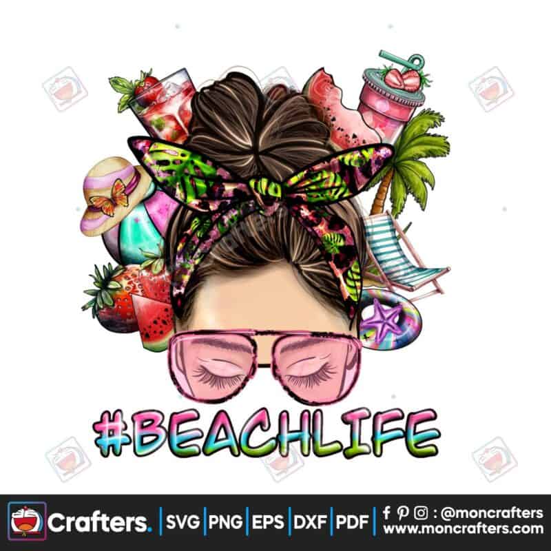 summer-png-beach-life-png-messy-bun
