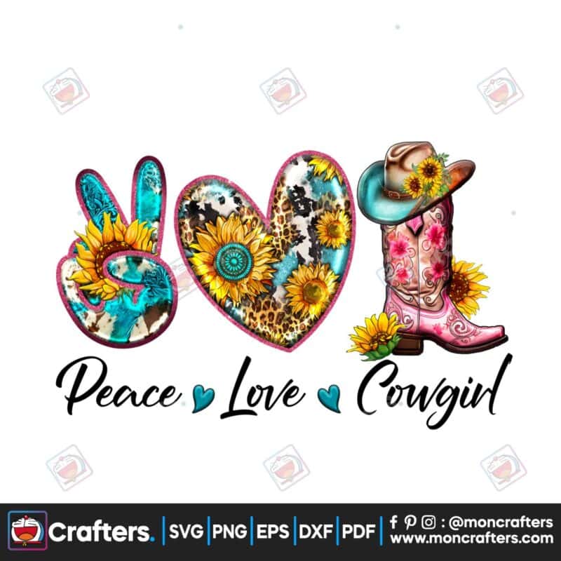 peace-love-png-cowgirl-sublimation-png