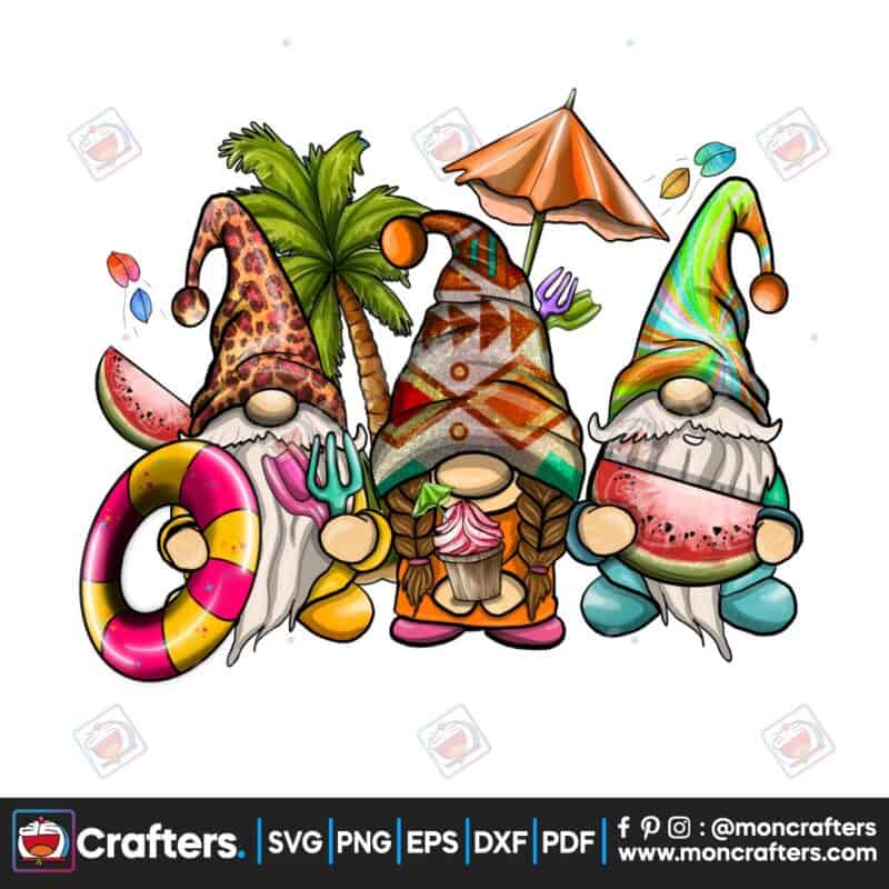gnomes-sublimation-png-summer-vibes-png