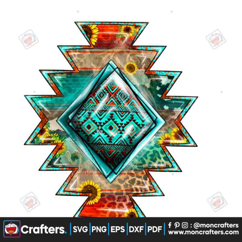 western-sublimation-aztec-png-leopard