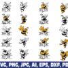 hornet-bee-mascot-svg-png