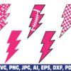 breast-cancer-pink-lightning-bolt-svg