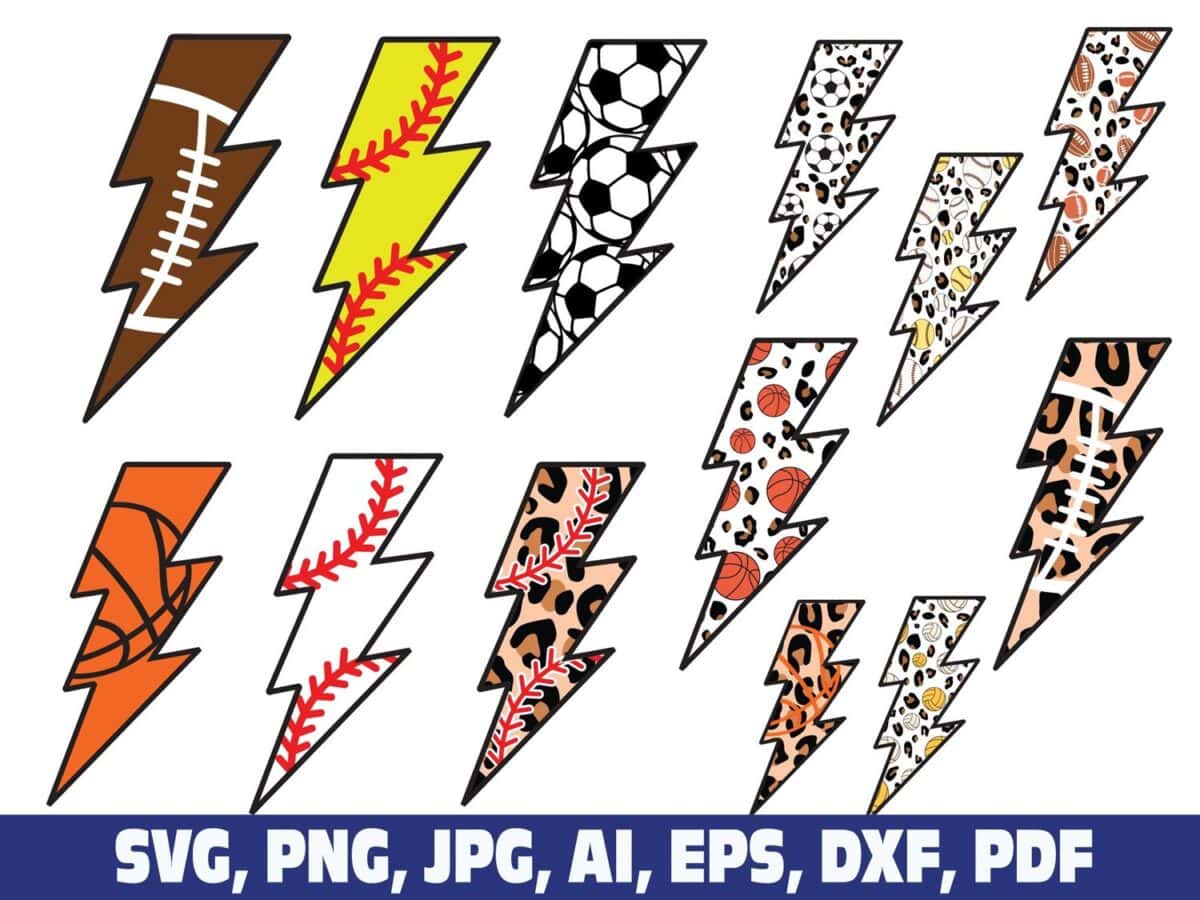 football-baseball-soccer-lightning-bolt