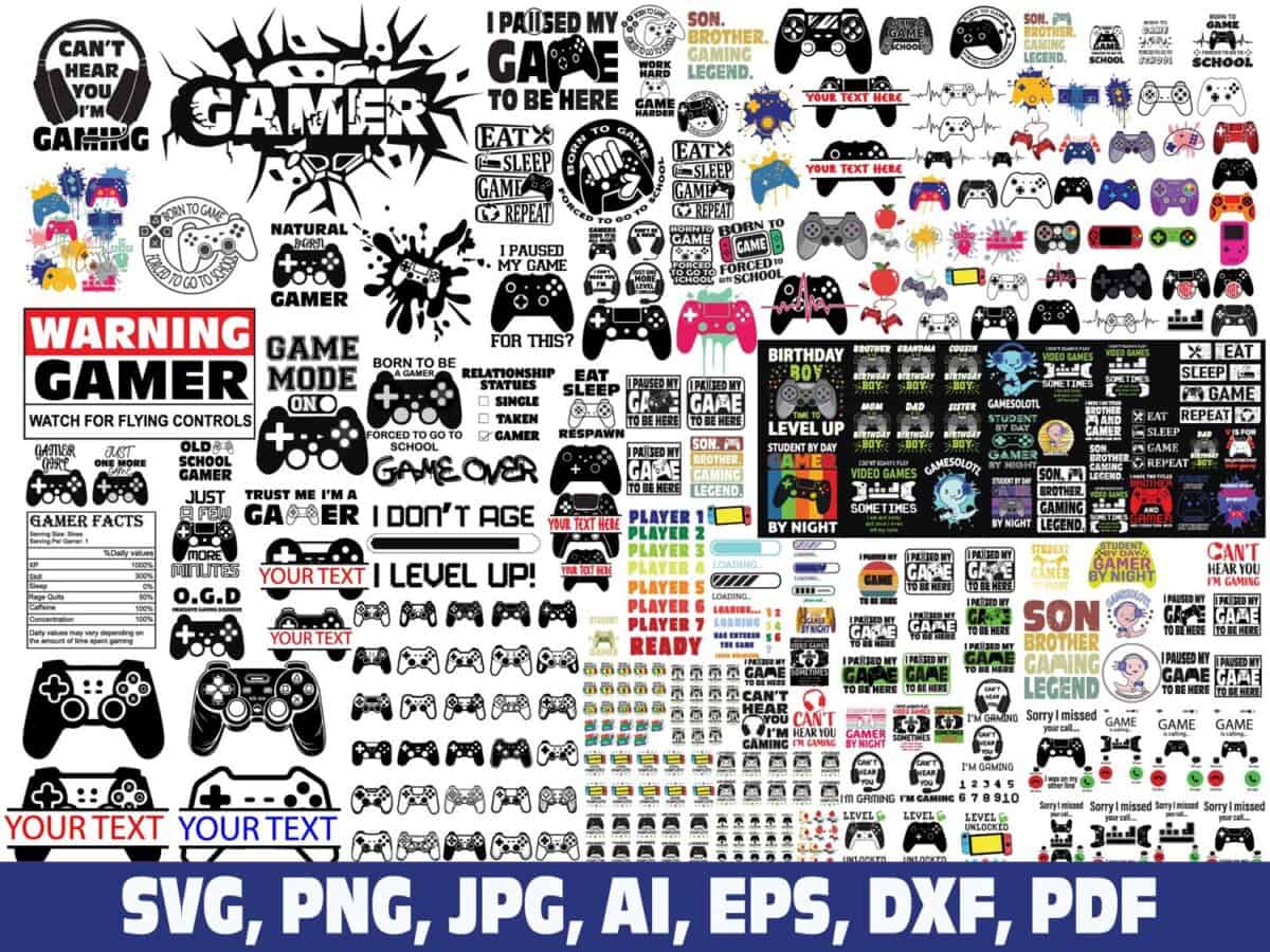 gamer-svg-bundle