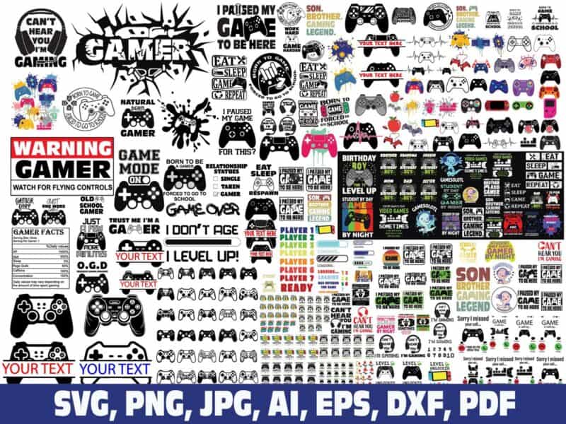 gamer-svg-bundle