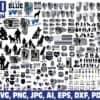 thin-blue-line-police-dog-flag-k9-svg