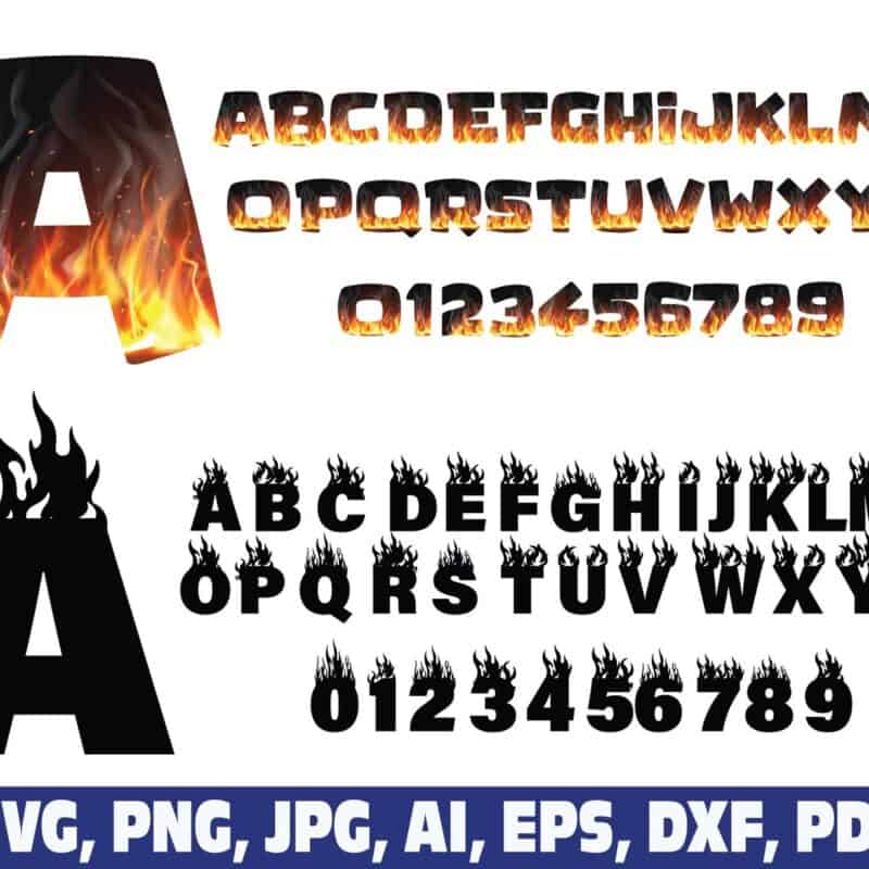 flame-font