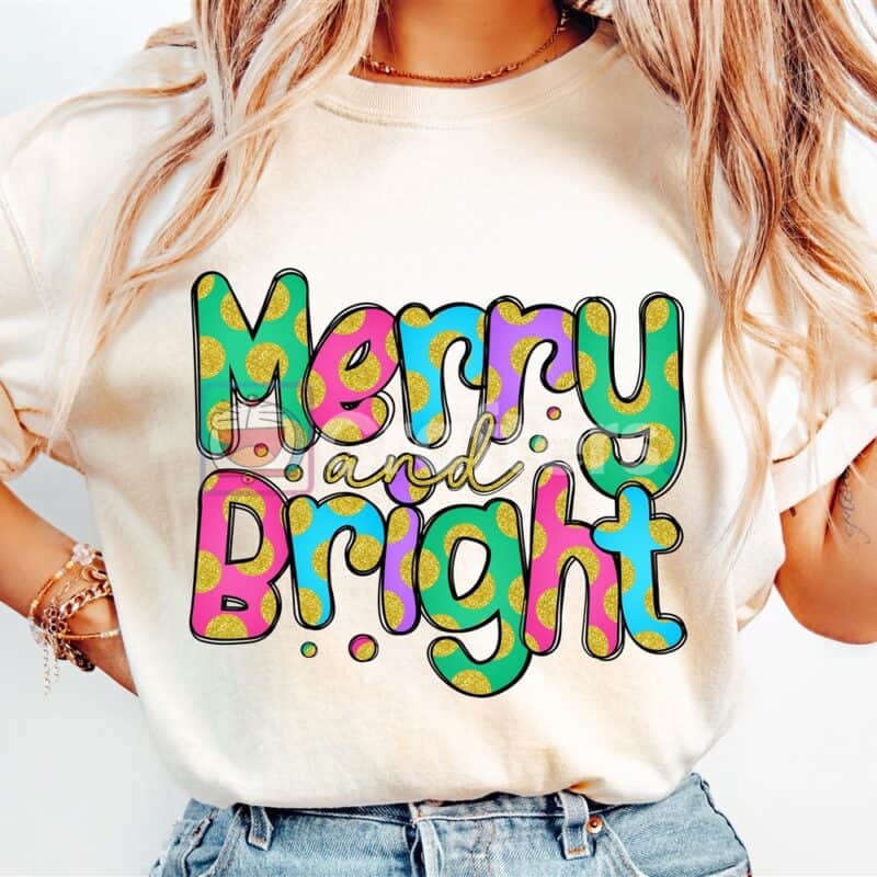 merry-and-bright-christmas-png-design