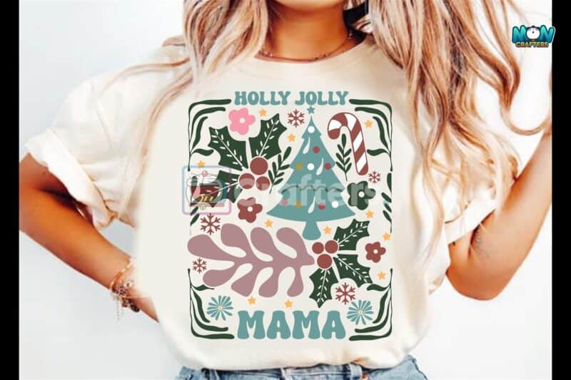 holly-jolly-mama-christmas-boho-floral