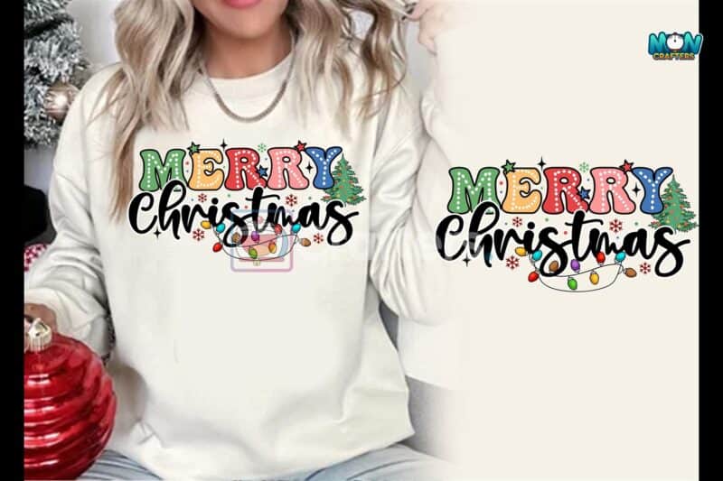 merry-christmas-doodle-dots-t-shirt-png