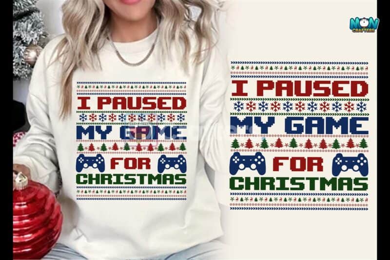 i-paused-my-game-for-ugly-christmas-svg