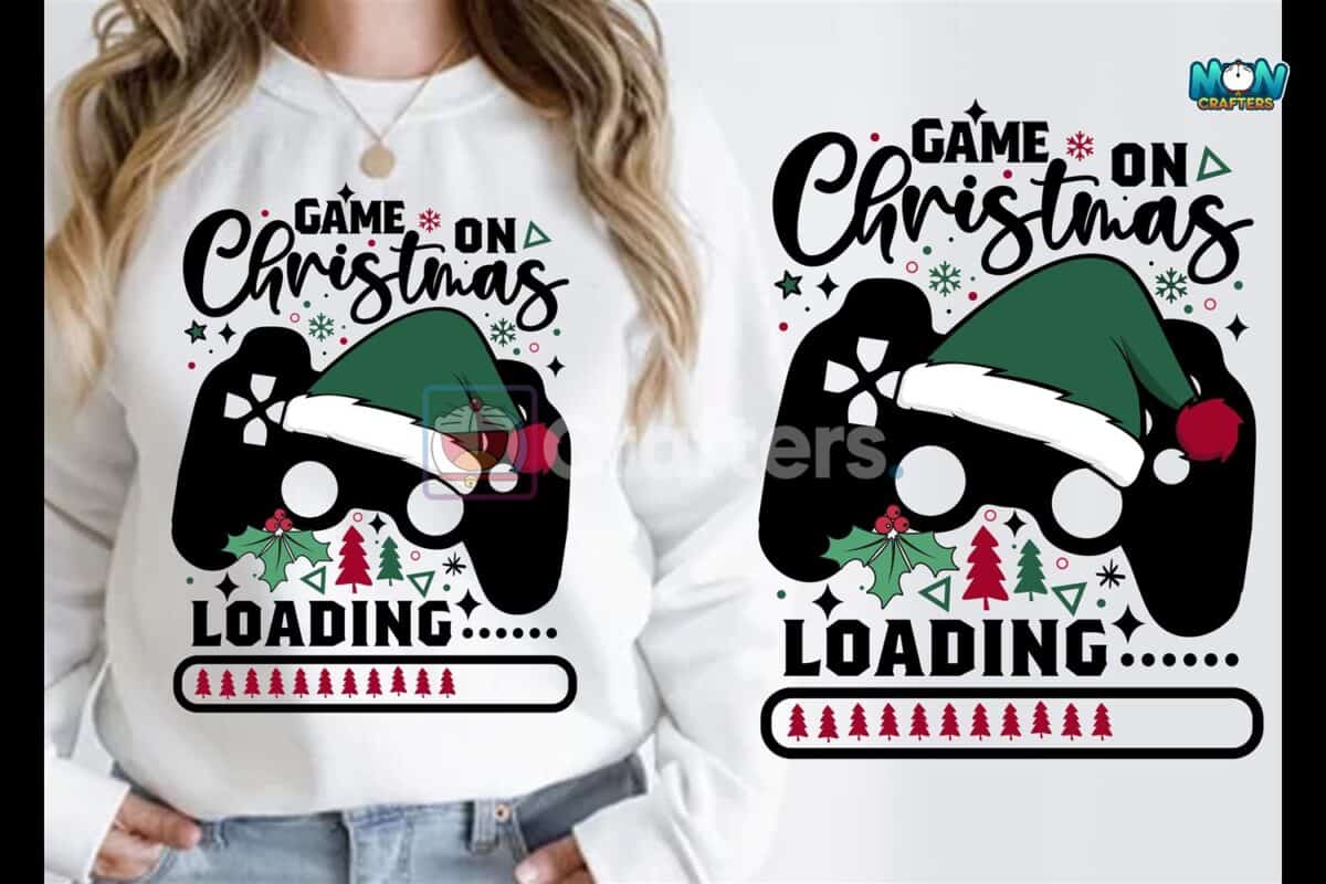 game-on-christmas-loading-funny-t-shirt