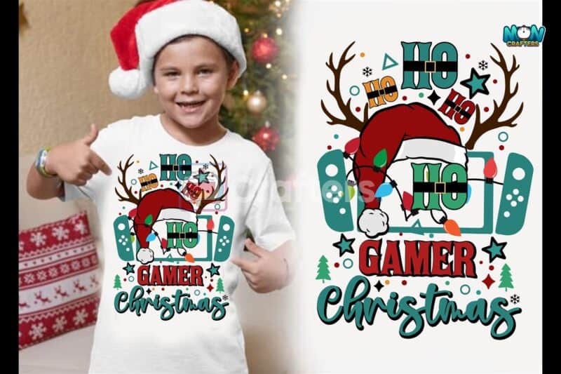 funny-kids-christmas-gamer-t-shirt-svg