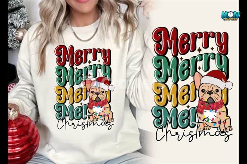french-bulldog-christmas-t-shirt-design