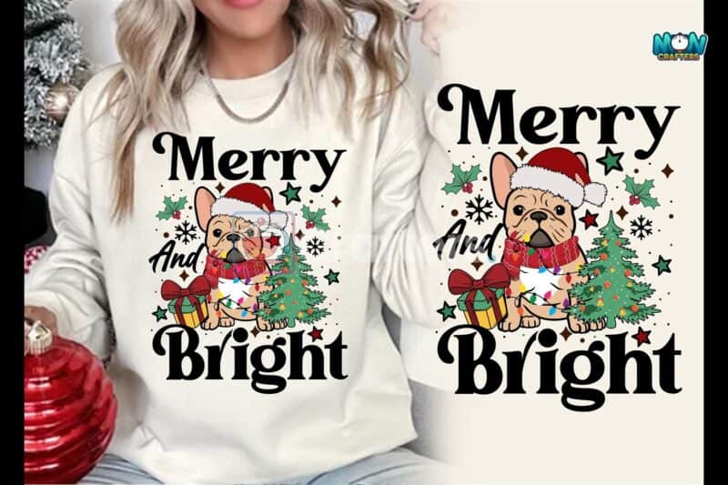 christmas-lights-french-bulldog-t-shirt