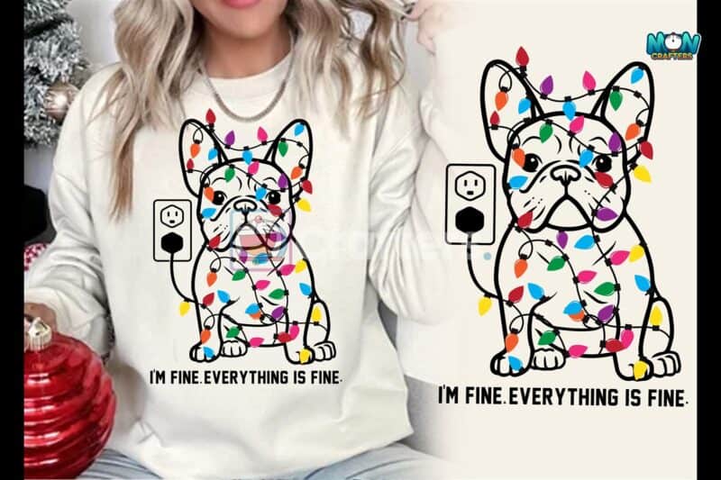 im-fine-everything-christmas-lights