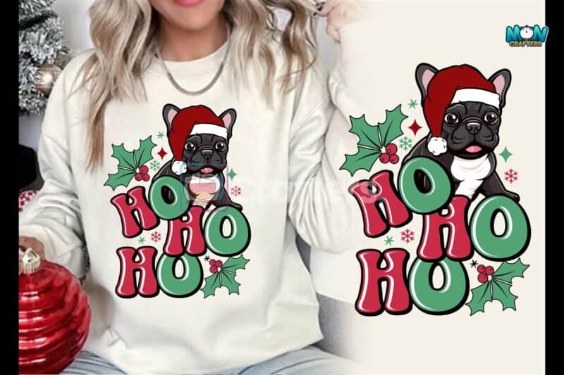 ho-ho-ho-french-bulldog-christmas-shirt