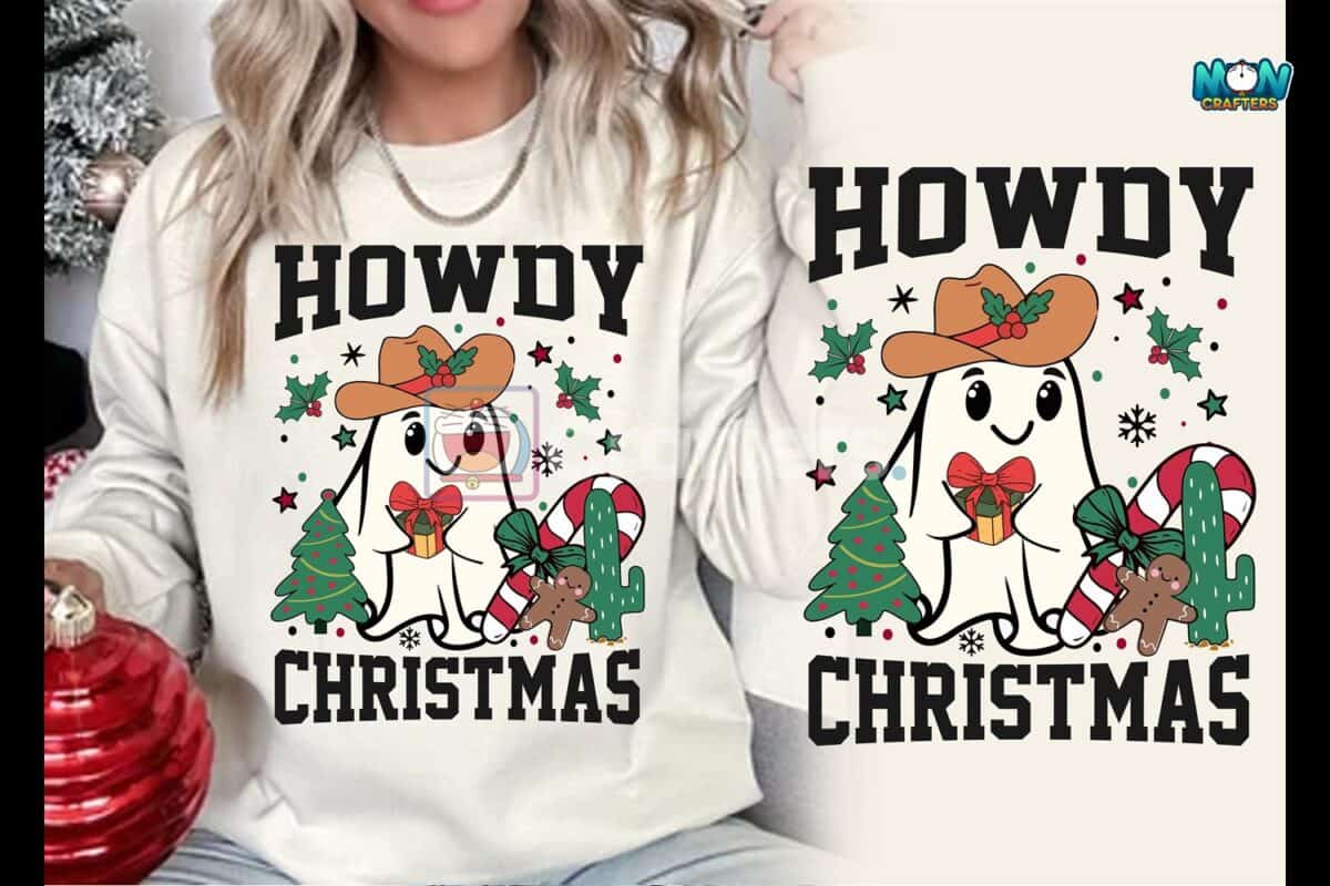 howdy-christmas-cute-ghost-howdy-t-shirt