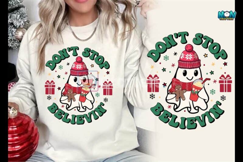 dont-stop-believin-cute-christmas-ghost