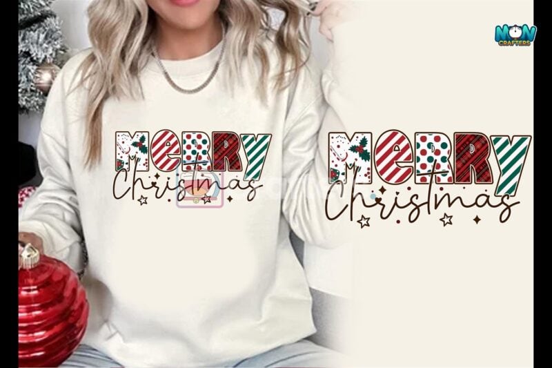 merry-christmas-saying-t-shirt-design