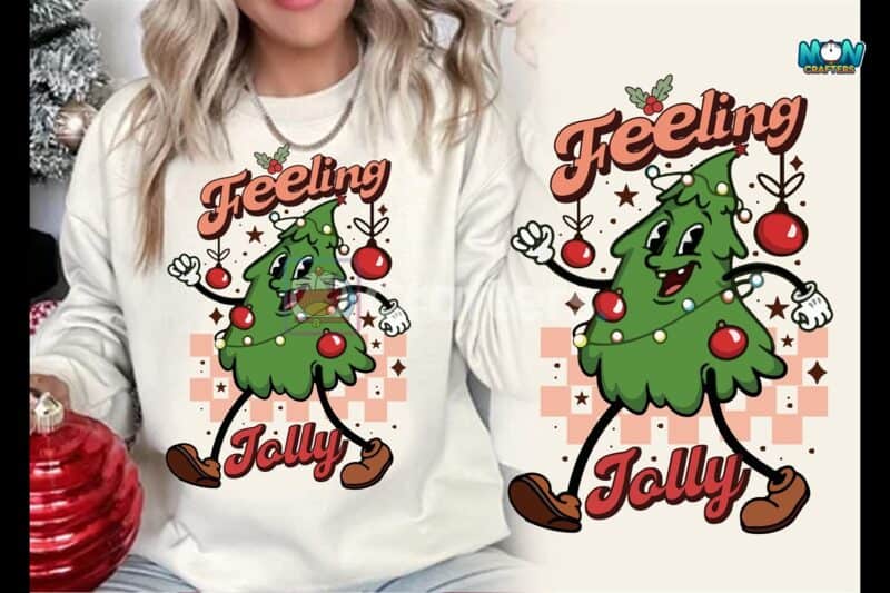 feeling-jolly-christmas-t-shirt-design