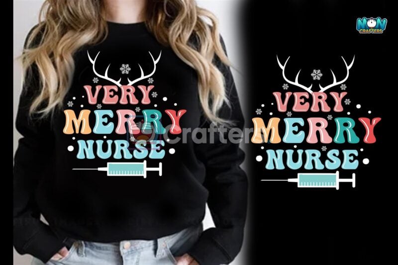 very-merry-nurse-christmas-t-shirt-svg