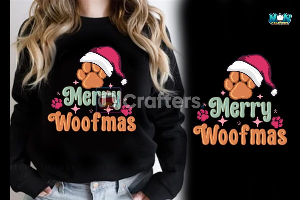 merry-woofmas-christmas-pink-dog-t-shirt