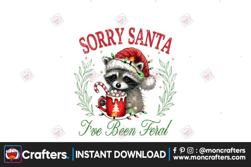 vintage-funny-raccoon-christmas-png