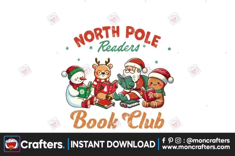 christmas-north-pole-read-book-club-png