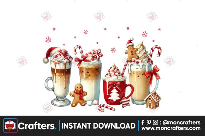 christmas-bow-gingerbread-coffee-png